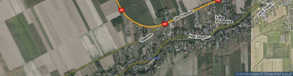 Zdjęcie satelitarne Opawska ul.